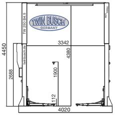 Elevator auto cu 2 coloane, 5 TONE electromagnetic HEAVY LINE