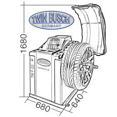 Masina de echilibrat roti AUTOMATA - TW F-23