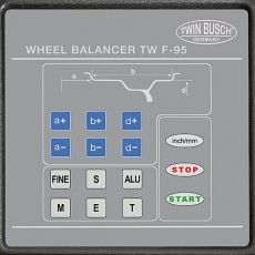 Masina de echilibrat roti profesionala cu Monitor TFT - TW F-95